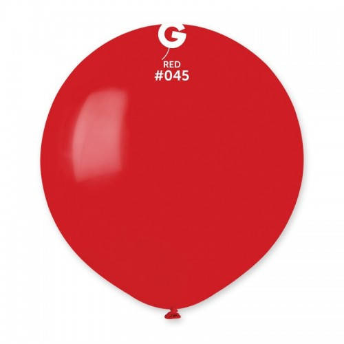 

Латексный воздушный шар 19" Gemar ( 48 см ) пастель КРАСНЫЙ