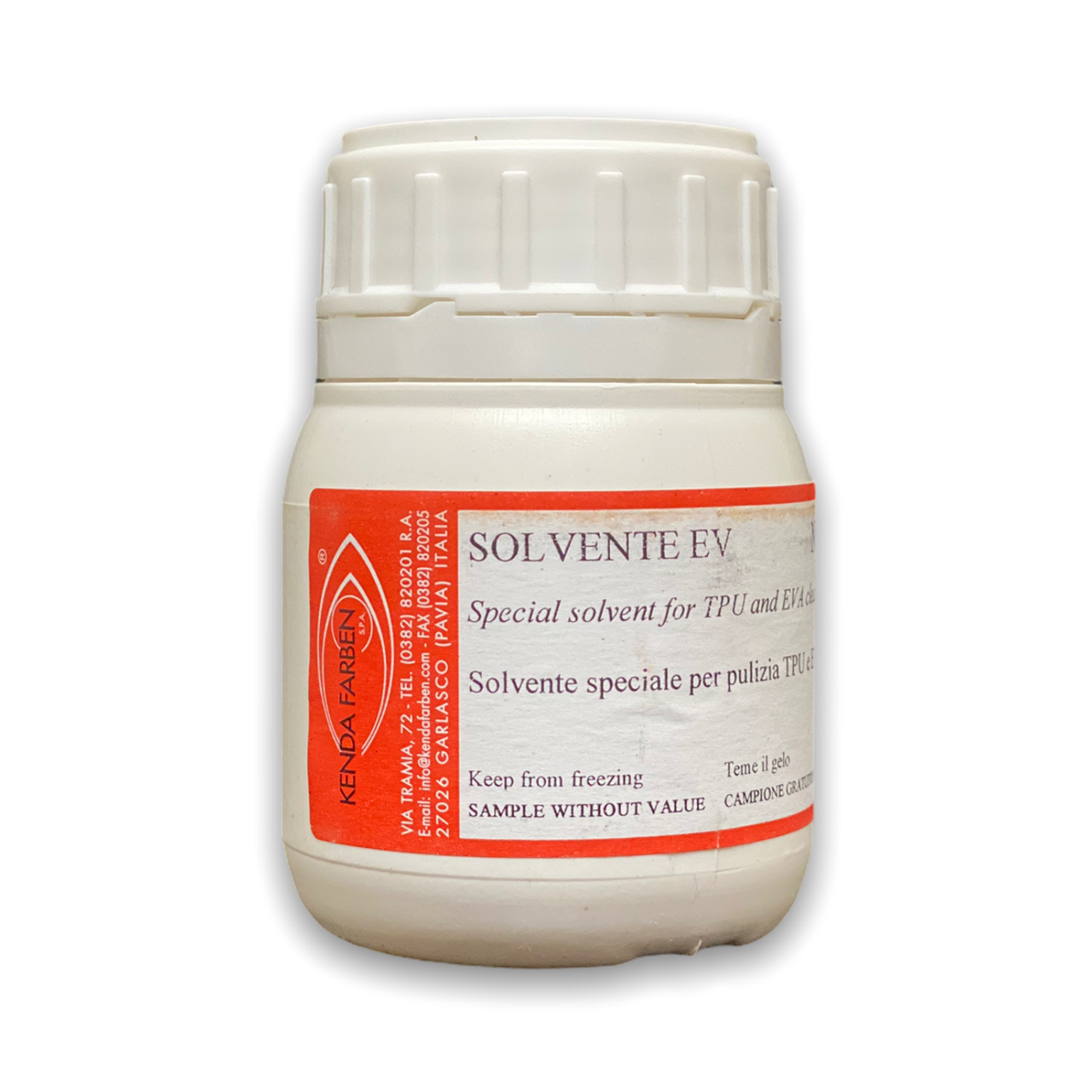 

Очищающий обезжириватель для белых подошв из ЭВА и ТПУ Solvente EV, 100 mg