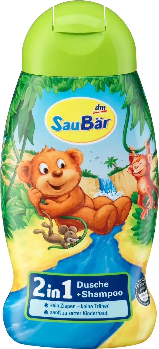 

Шампунь - гель для душа SauBаr 2in1 für Kinder, 250 мл
