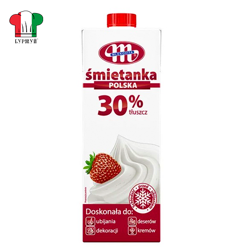 

Сливки молочные, тм Mlekovita 30% 1л
