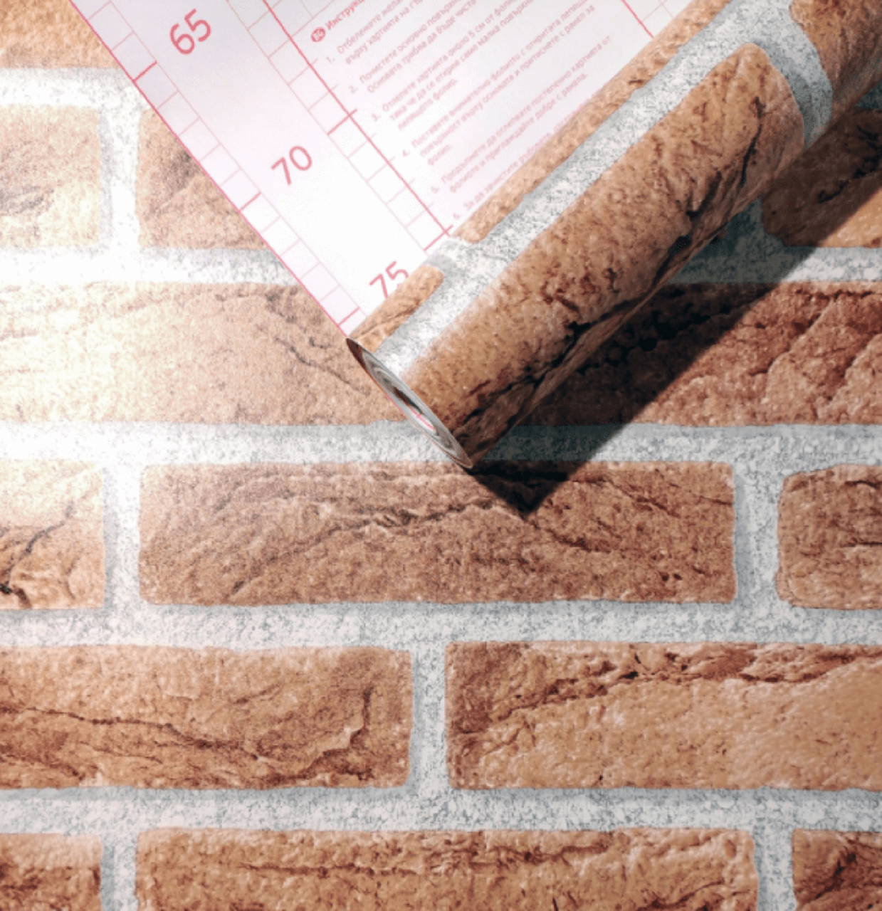 

Самоклеющаяся пленка D-C-FIX 45см Х 1м DF 200-2158 ( коричневые кирпичи ), Коричневый