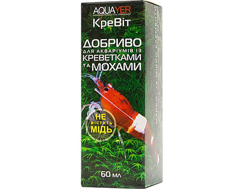 

Удобрение Aquayer, КреВит, 60мл