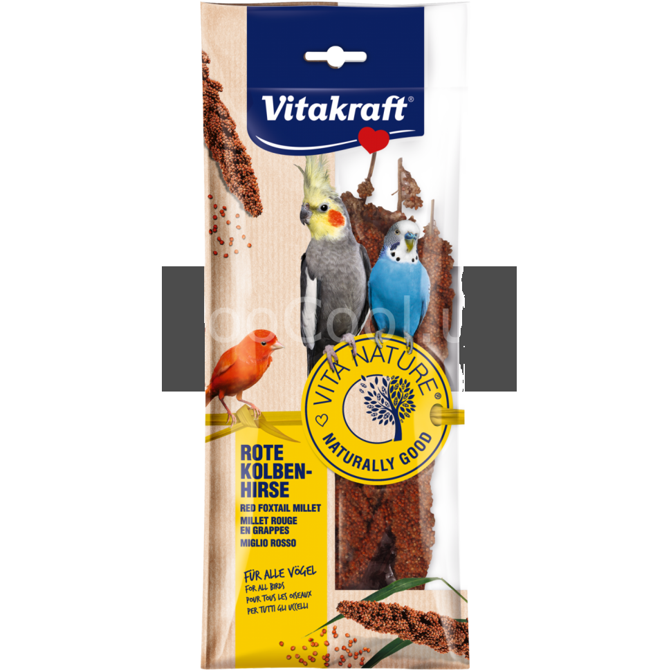 

Чумиза для птиц Vitakraft Vita Nature красное просо, 80гр