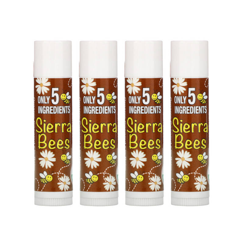 

Натуральный бальзам для губ с ароматом кокоса, Sierra Bees, 4,25 г