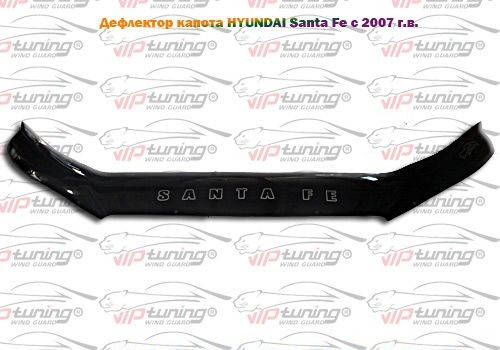 

Мухобойка Hyundai Santa Fe (2007>) (VT-52) Дефлектор капота накладка