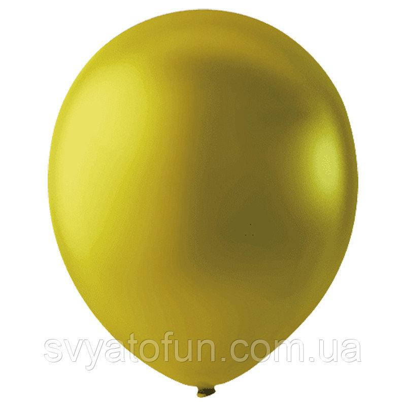 

Латексные шарики 12" металлик Gold 025 (золото) 20шт/уп Мексика