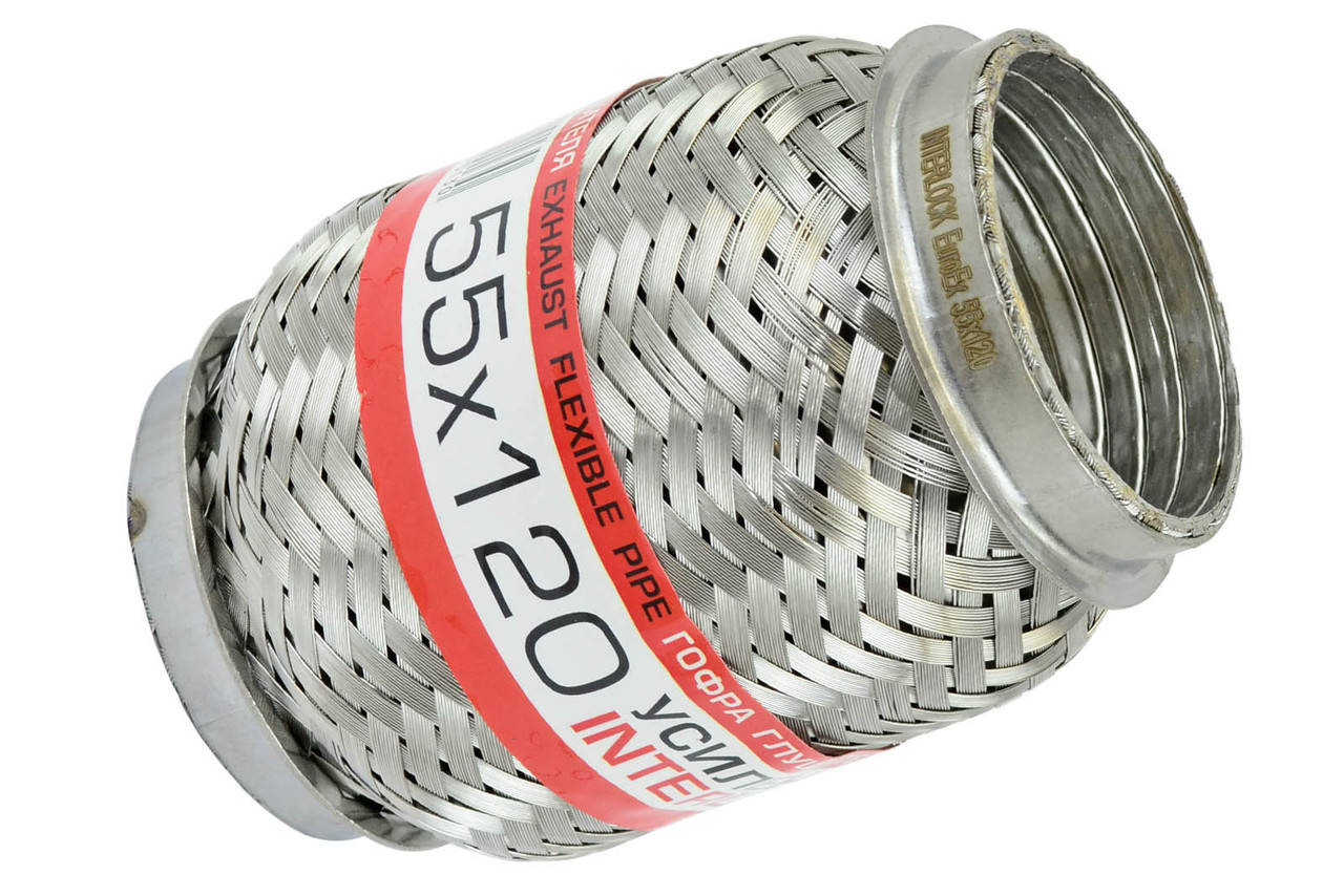 

Гофра глушителя 55x120 (интерлок) EuroEx