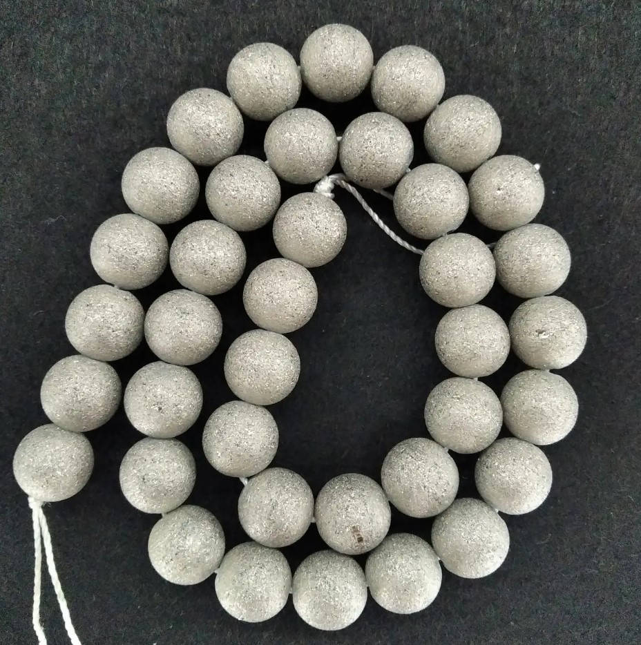 

Бусины шарики из стекла под серый агат 8мм, упаковка 10 шт