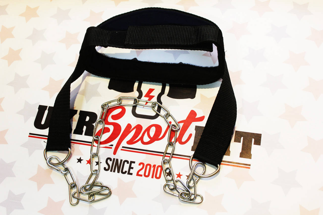 

Тренажер для шеи упряжь. Макс. нагрузка 80 кг.