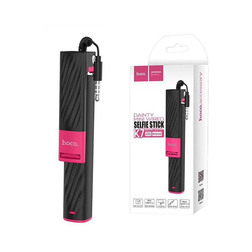 

Монопод Hoco K7 Dainty Mini Wired 3.5mm (mini jack) Connector, Черный