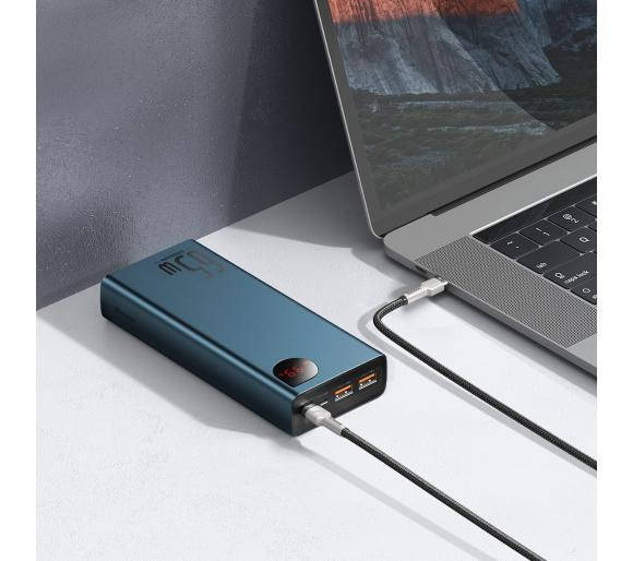 

Baseus PPIMDA-D03 Powerbank Adaman, 20000mAh, Металевий, QC 3.0, PD, Huawei SCP, 65W