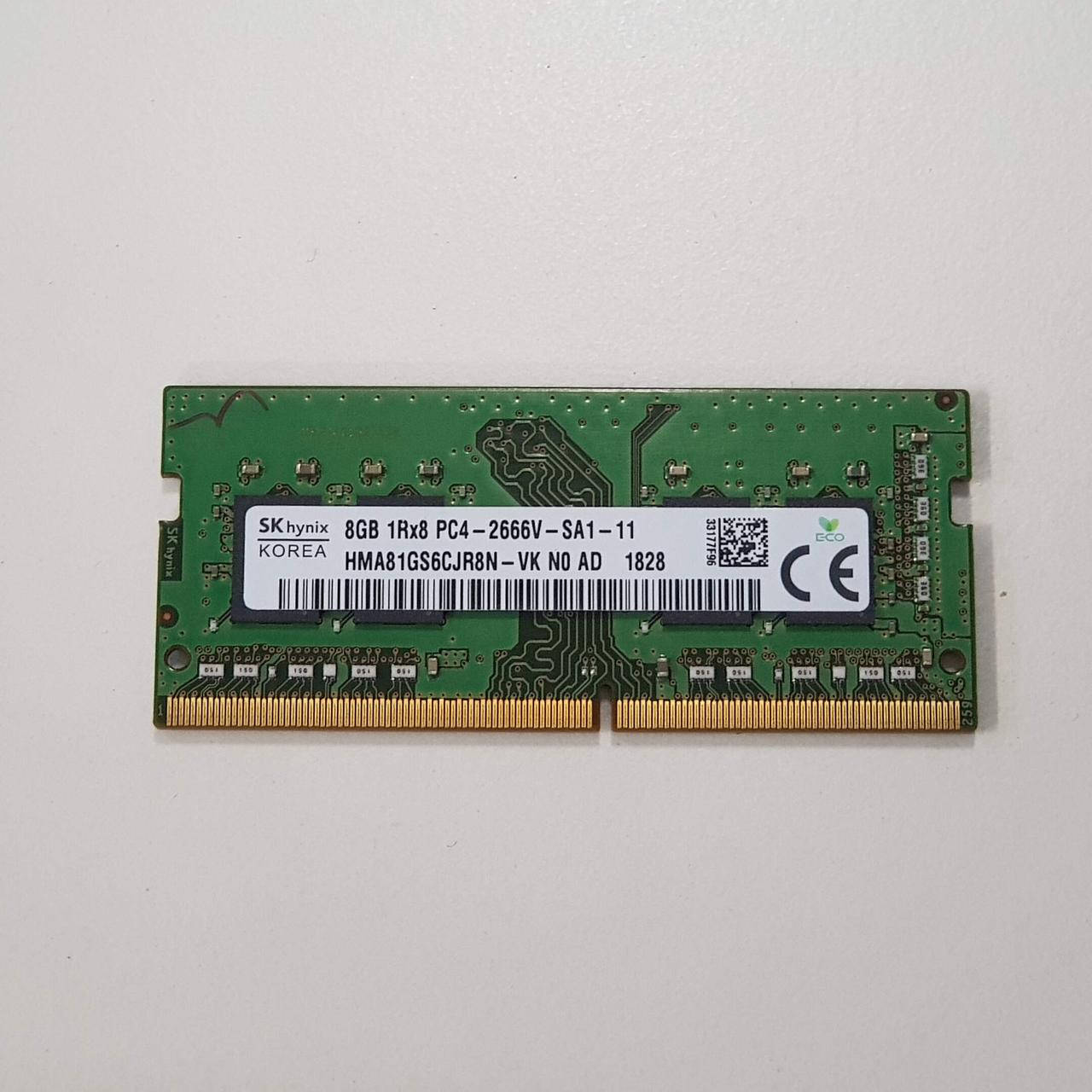 

Оперативная память для ноутбука SO-DIMM DDR4 8GB PC4-21300 2666MHz бу