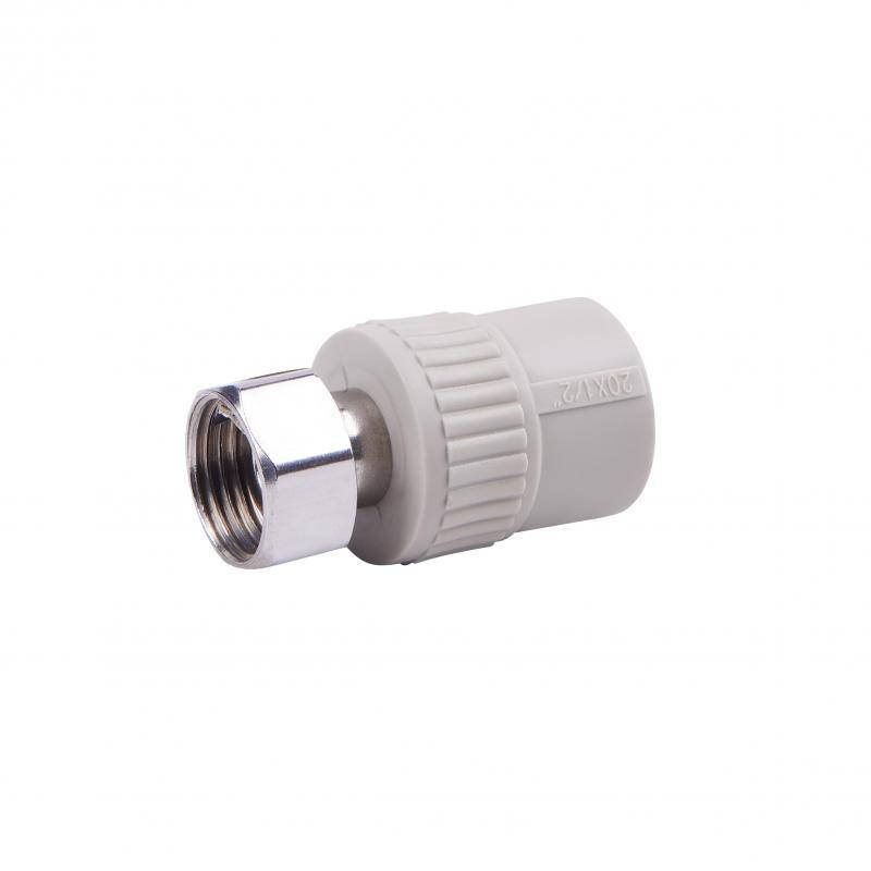 

Муфта PPR Alfa Plast з накидною гайкою 20х1/2" ВР