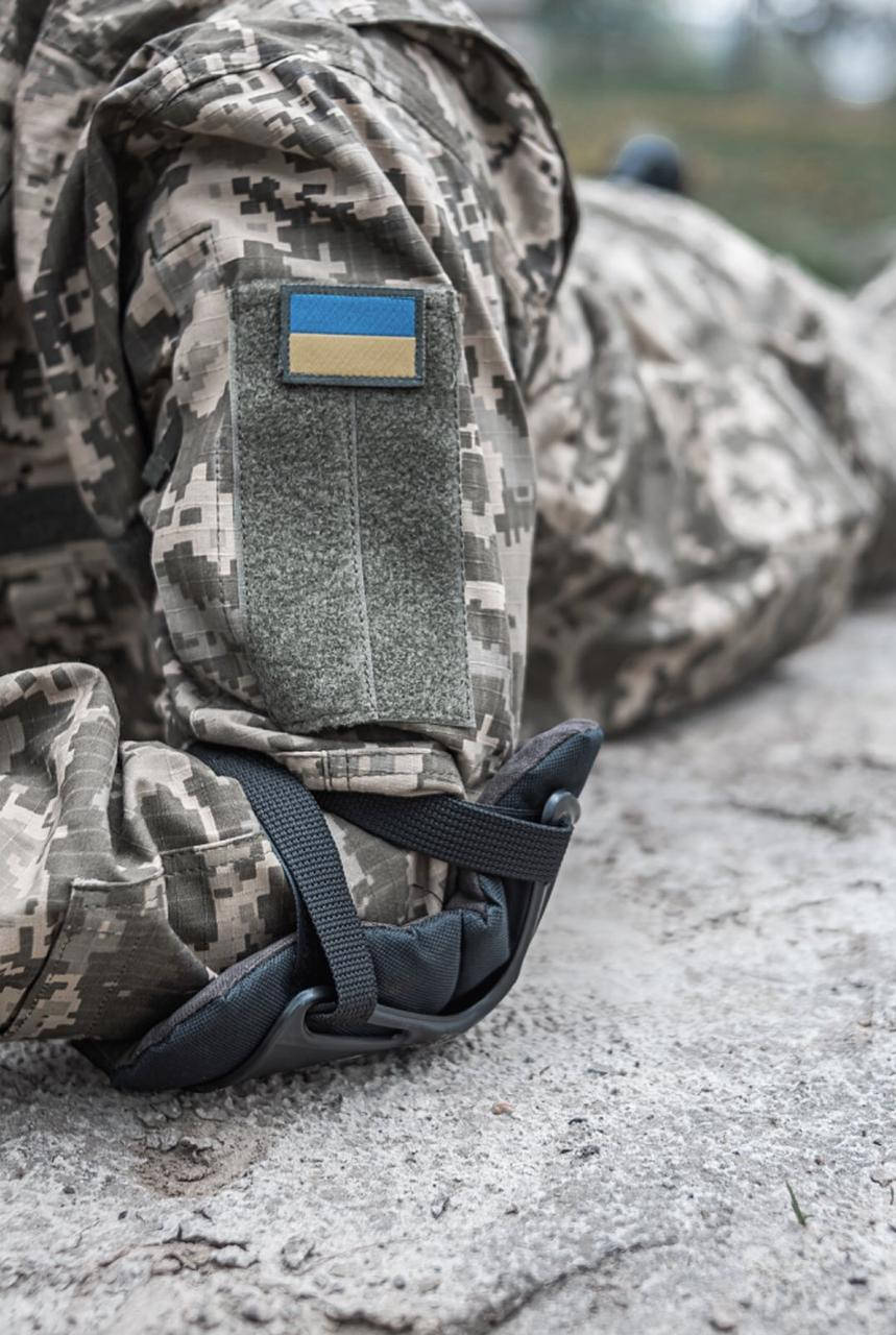 

Налокотники тактические черные с Гербом Украины. Налокотники защитные военные быстросъемные для ВСУ