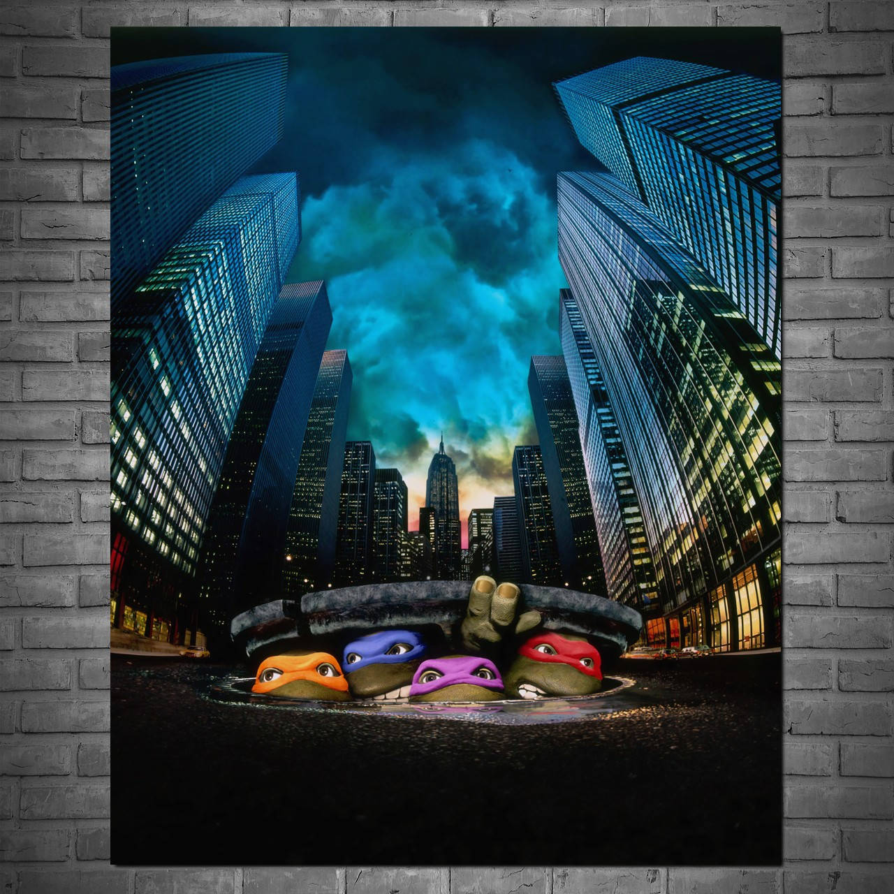 

Плакат "Черепашки-ниндзя, TMNT, Ninja Turtles" (артикул 2591) 75, Матовая, 60