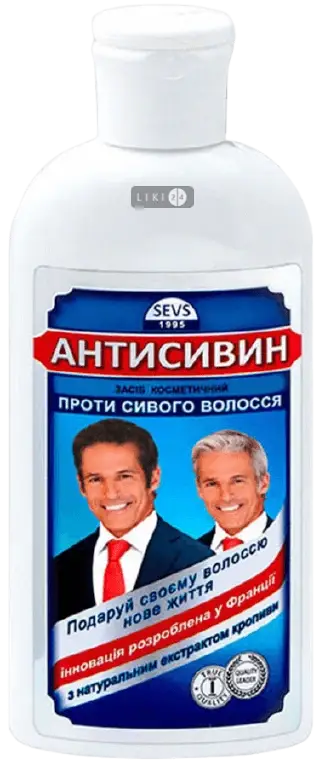 

Средство Sevs Антисивин против седых волос с экстрактом крапивы, 200 мл
