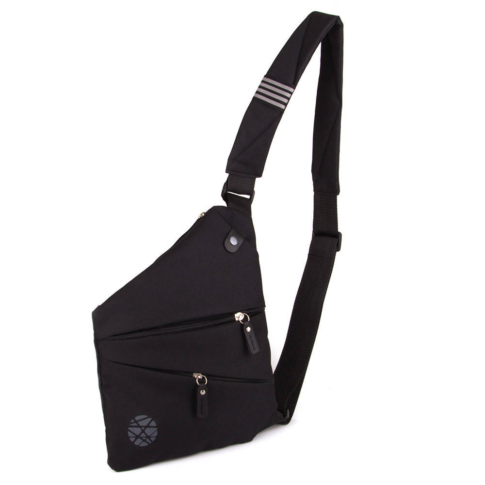 

Сумка-кобура Сумка-слинг Cross body Сумка мужская Golf 8888 черная, Черный