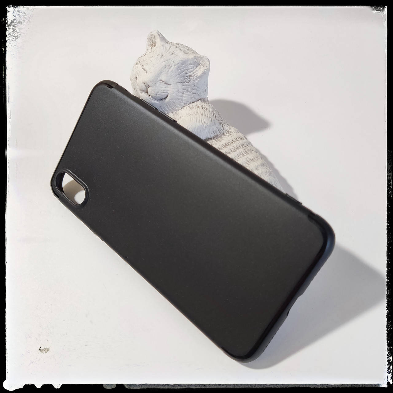

Тонкий матовый чехол бампер типа "cafele" для iphone x 10, Черный