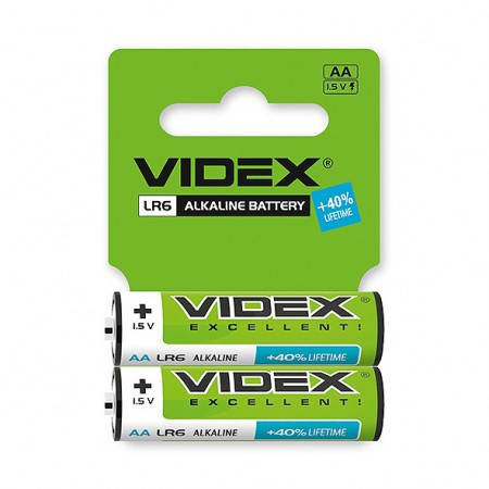 

Батарейка VIDEX ALKALINE 1.5V AA LR6