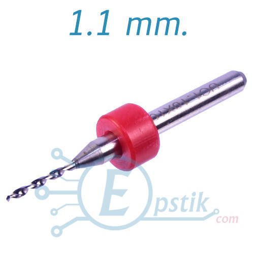 

Сверло твердосплавное Ø 1.1мм., 3,175мм.