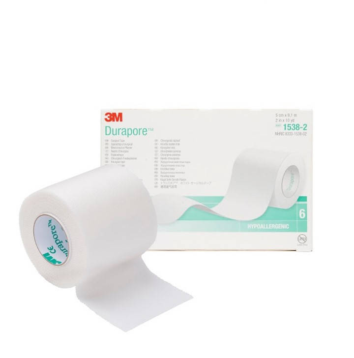 

Пластырь хирургический гипоаллергенный IFAK standart 3M Durapore 5 см x 9,1 м