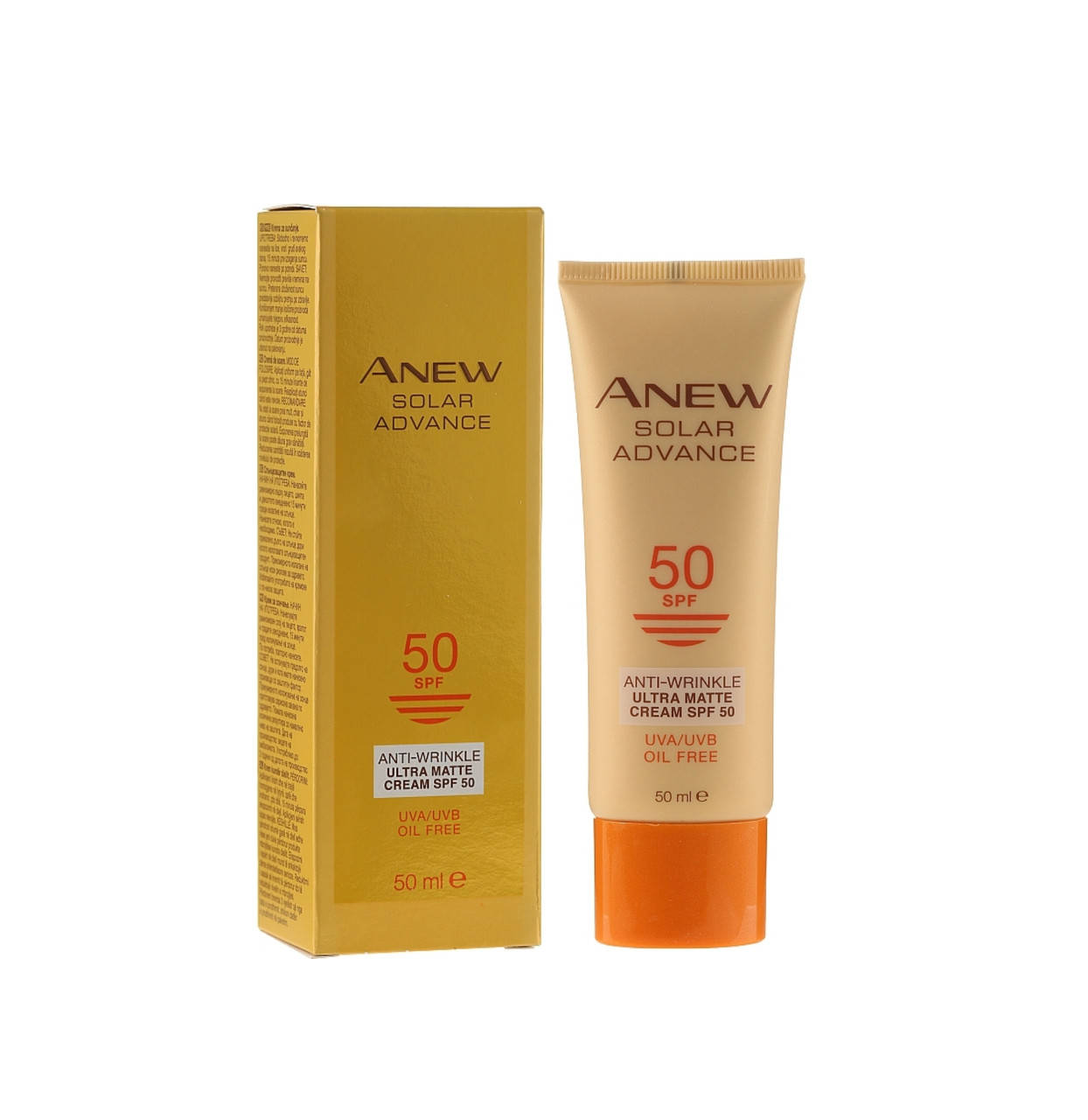 

Матирующий солнцезащитный крем для лица Anew Avon spf50