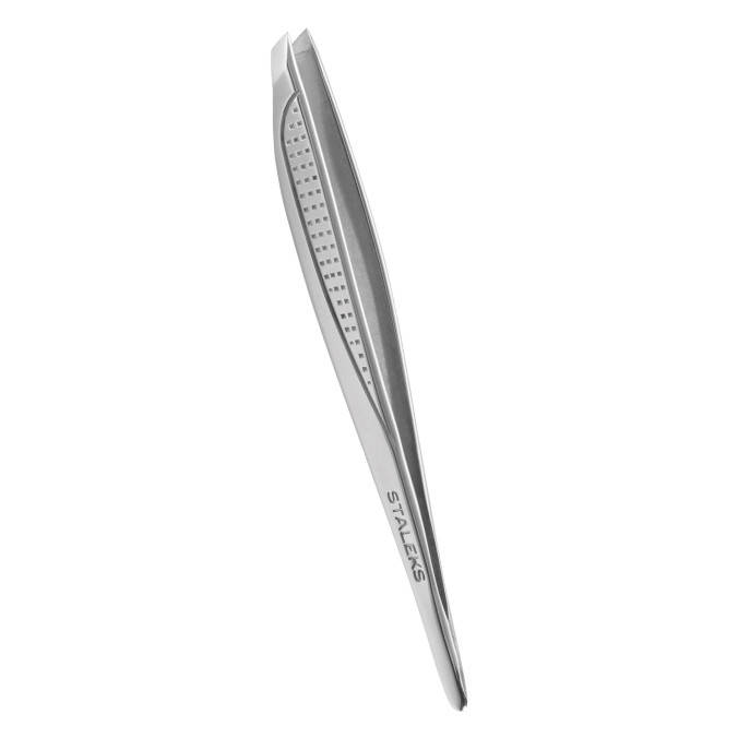 

Сталекс Пинцет для бровей скошенный Classic TC-15-3