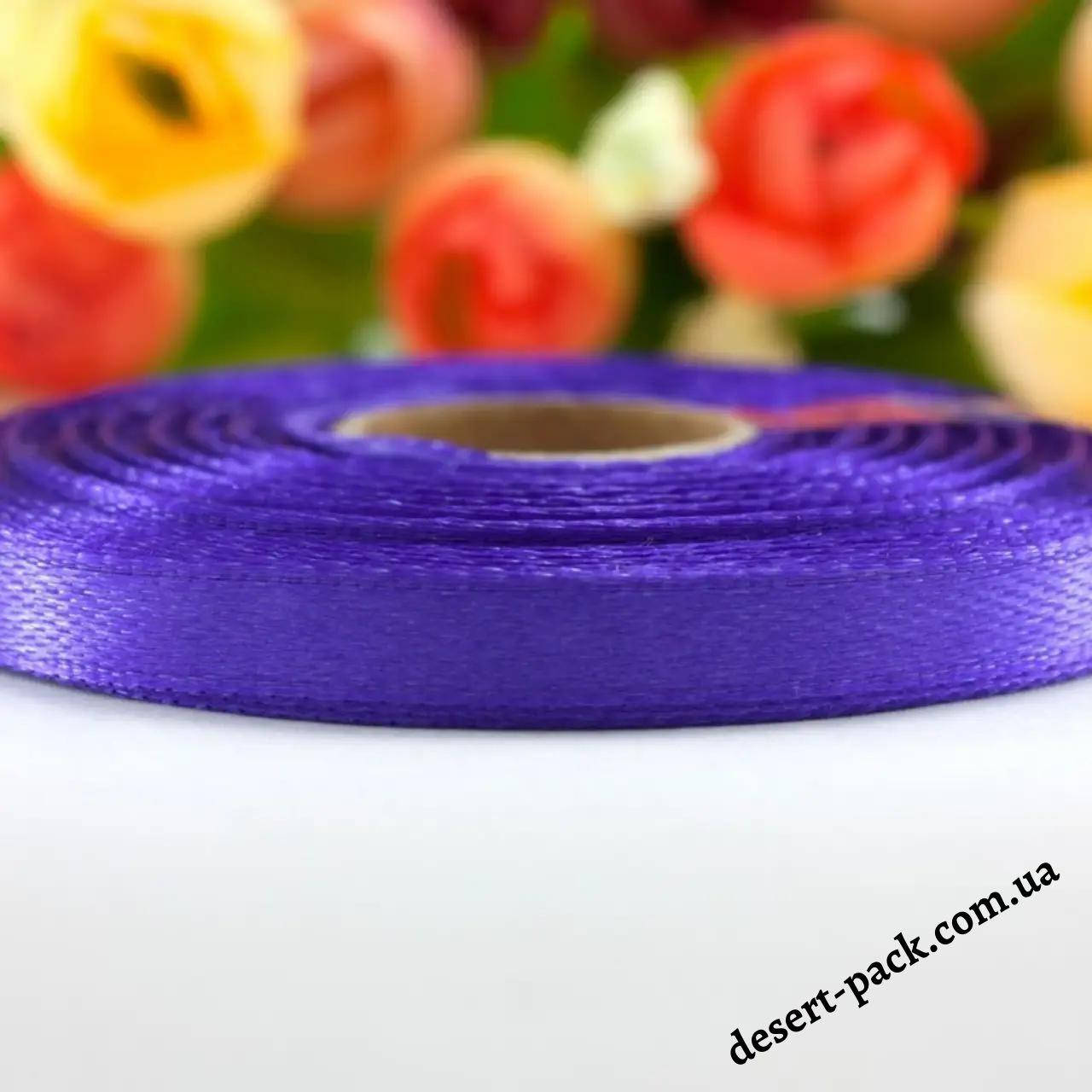 

Атласная лента 6 мм (23 м.) фиолетовая, Фиолетовый
