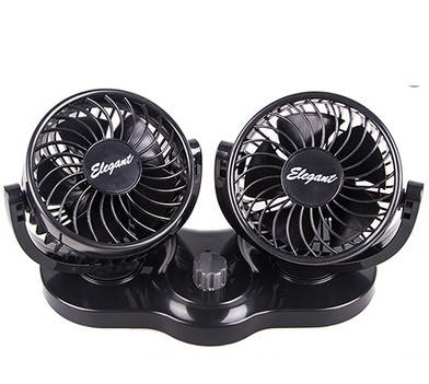 

Автомобильный вентилятор 24V 4"x 2 Elegant (101 546) Двойной, на скотче