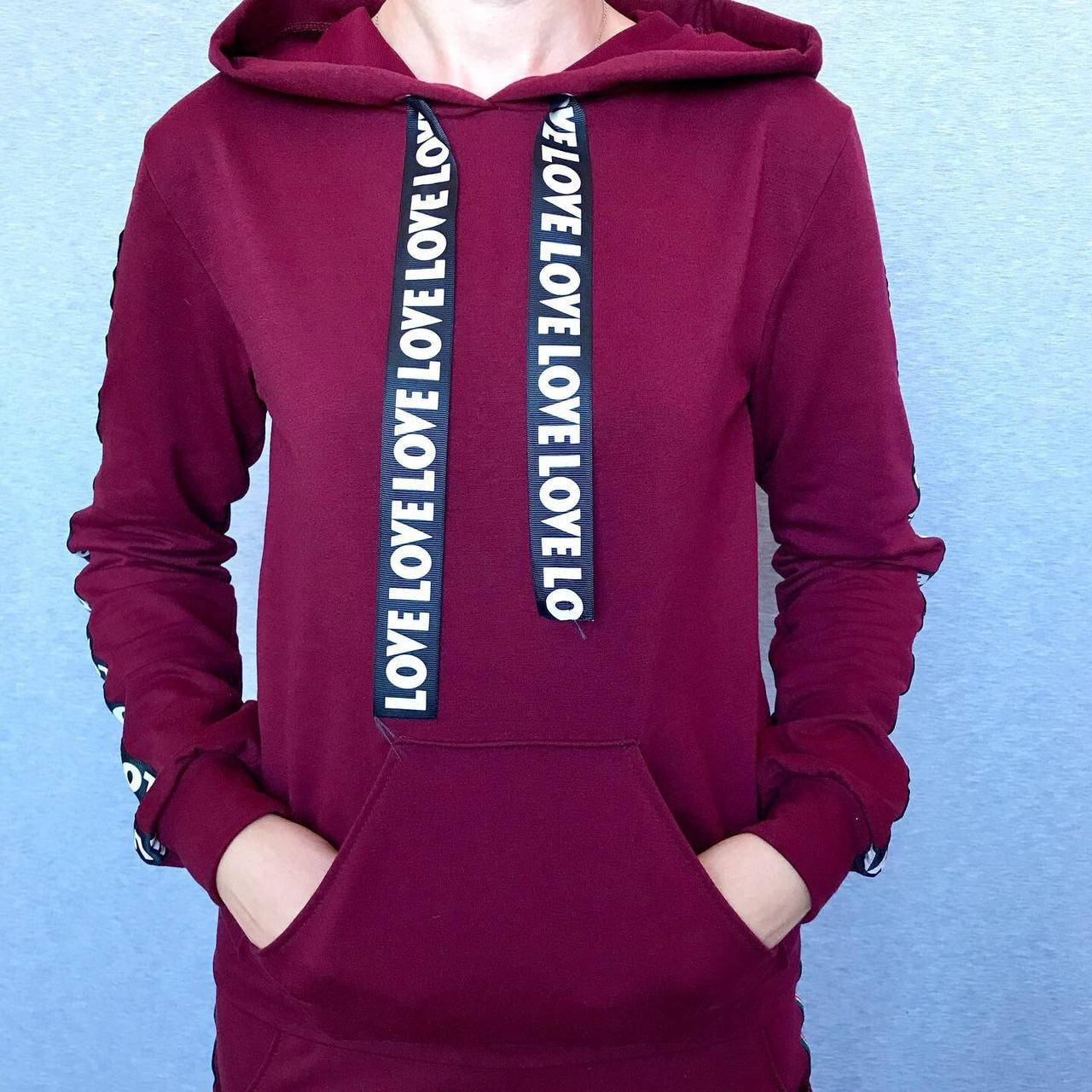 

Кофта кенгуру с капюшоном (двунитка)