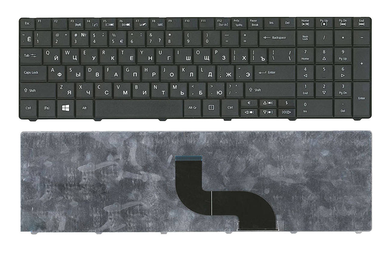 

Клавиатура для ноутбука Acer Aspire E1-531G, матовая (KB.I170A.103), Черный