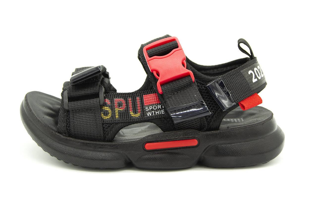 

Сандали для мальчика Lilin черно-Красный (108 black-red (26 (16,5 см)) 33 (20,5 см)