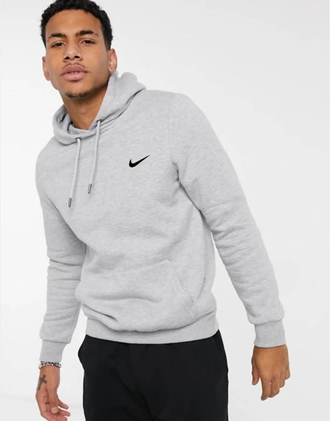 

Мужская спортивная кофта кенгуру, толстовка Nike (Найк) серая M, Серый