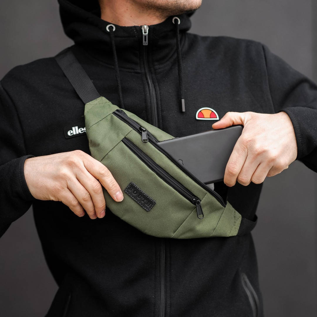 

Поясна сумка Бананка South bag Classic Khaki, Разные цвета