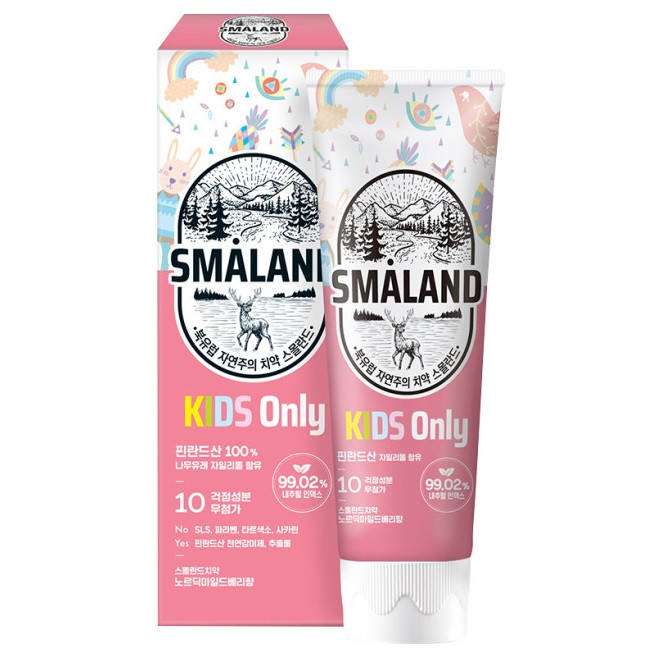 

Зубная паста детская «Малина» SMALAND Mild Raspberry