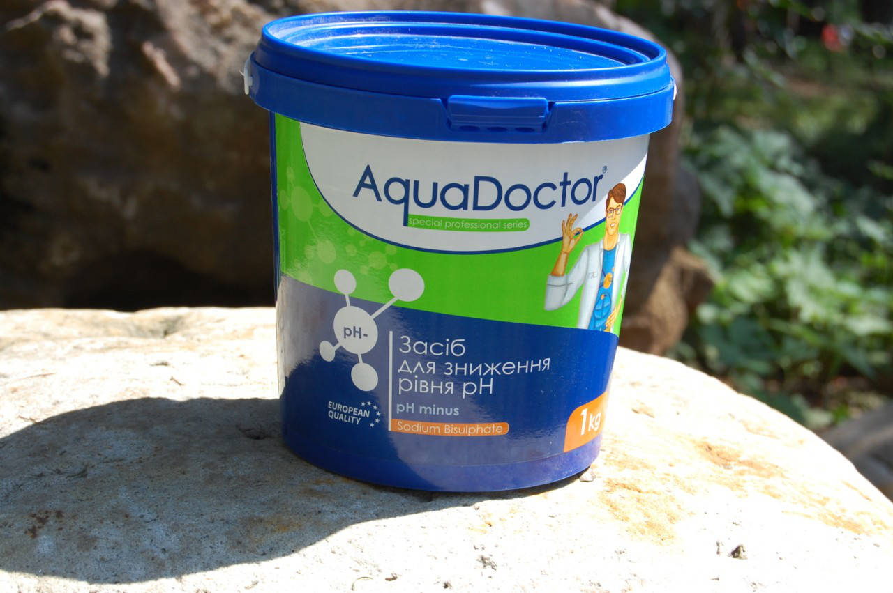

PH минус в гранулах AquaDoctor 1 кг. Средство для понижения pH в воде бассейна pH minus
