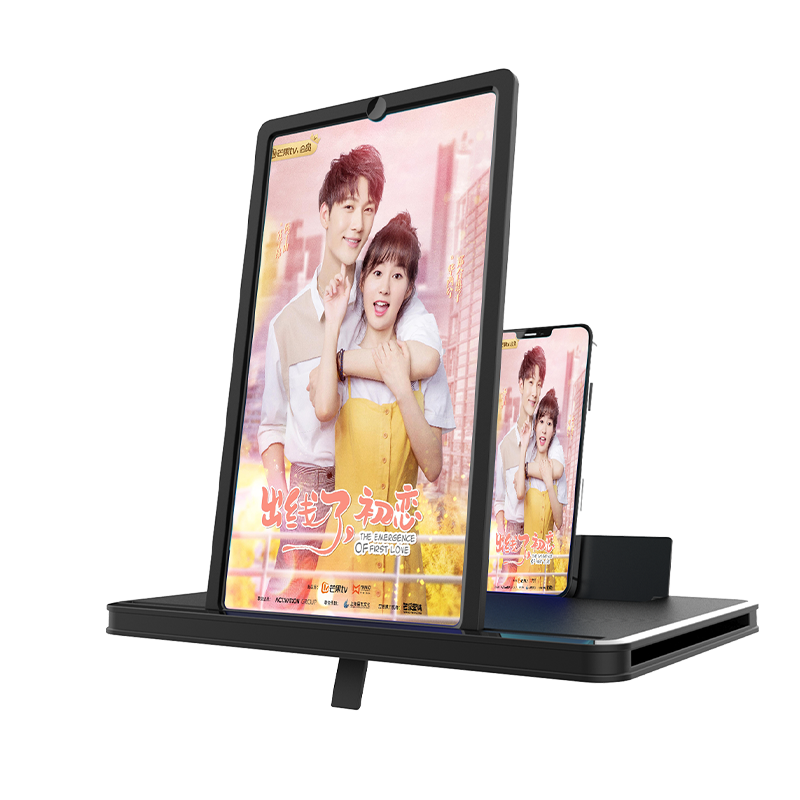 

Подставка-увеличитель экрана телефона 10 дюймов 3D J-03 Seuno, Черный