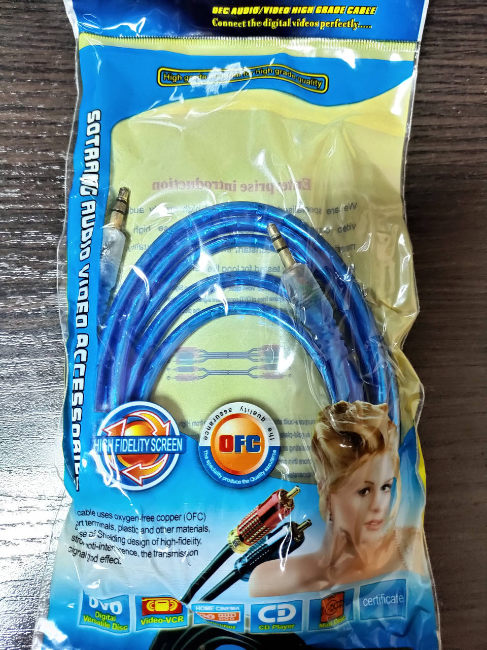 

Кабель AUX 3.5mm Jack-3.5mm Jack 1.5m