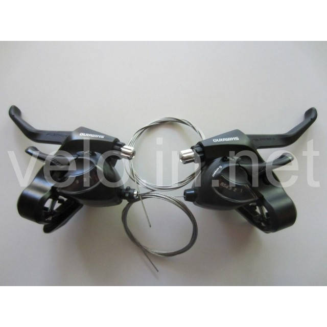 

Моноблоки, манетки, переключатели SHIMANO ST-EF-41 3*6 передач