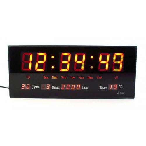 

Часы настенные LED Number Clock 3615, красные