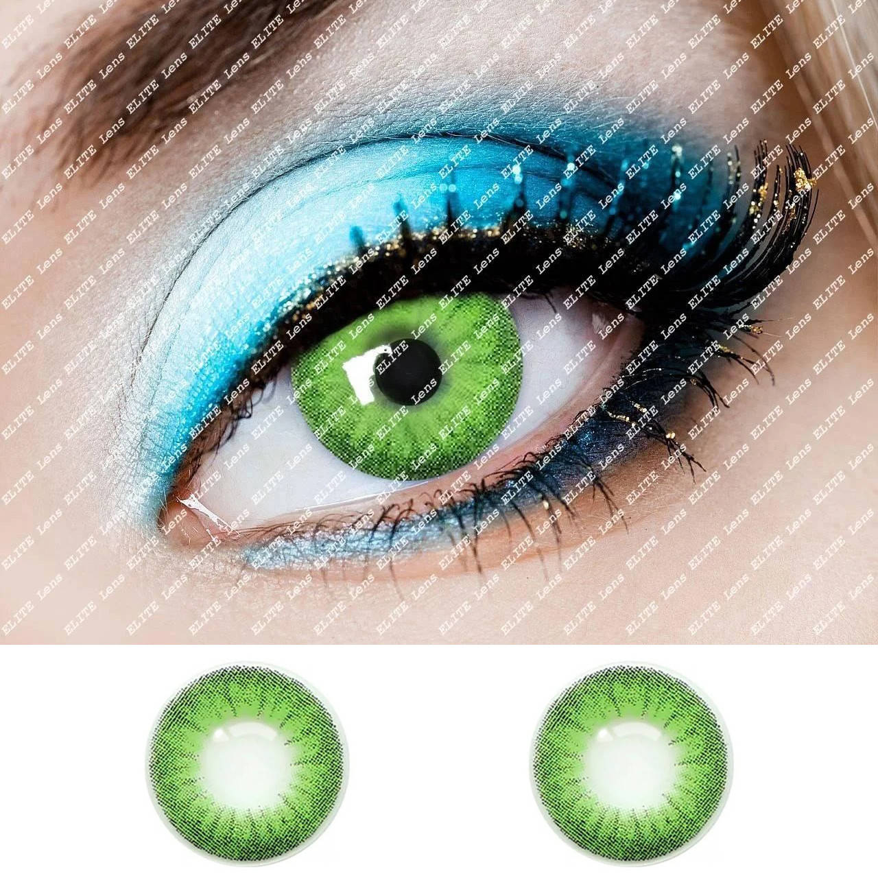 

Зеленые линзы цветные ELITE Lens "Green 1" (N0142)