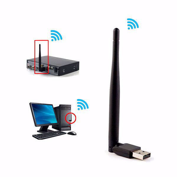 

Беспроводной WI-FI Адаптер 7601 USB SET TOP BOX WI-FI