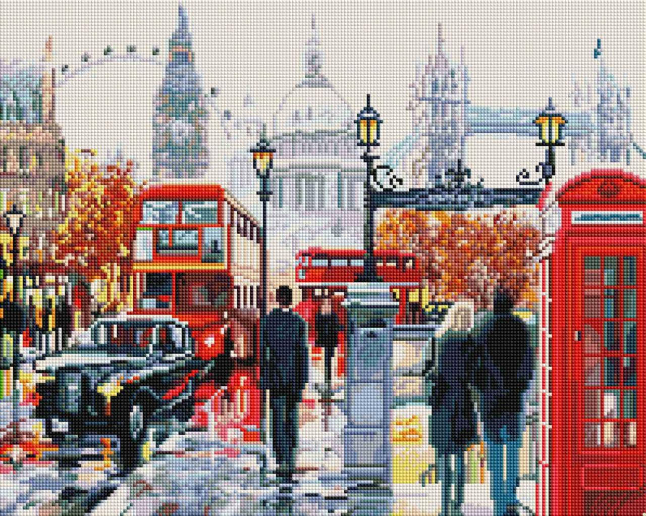 

Алмазная мозаика ColorArt 40х50 Лондон SP032