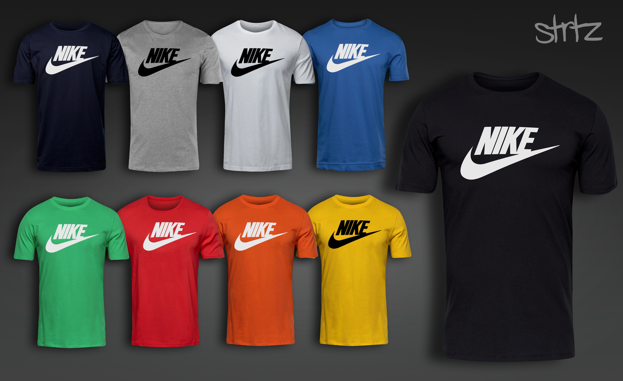 

Футболка NIKE чоловіча з принтом, багато кольорів, Разные цвета