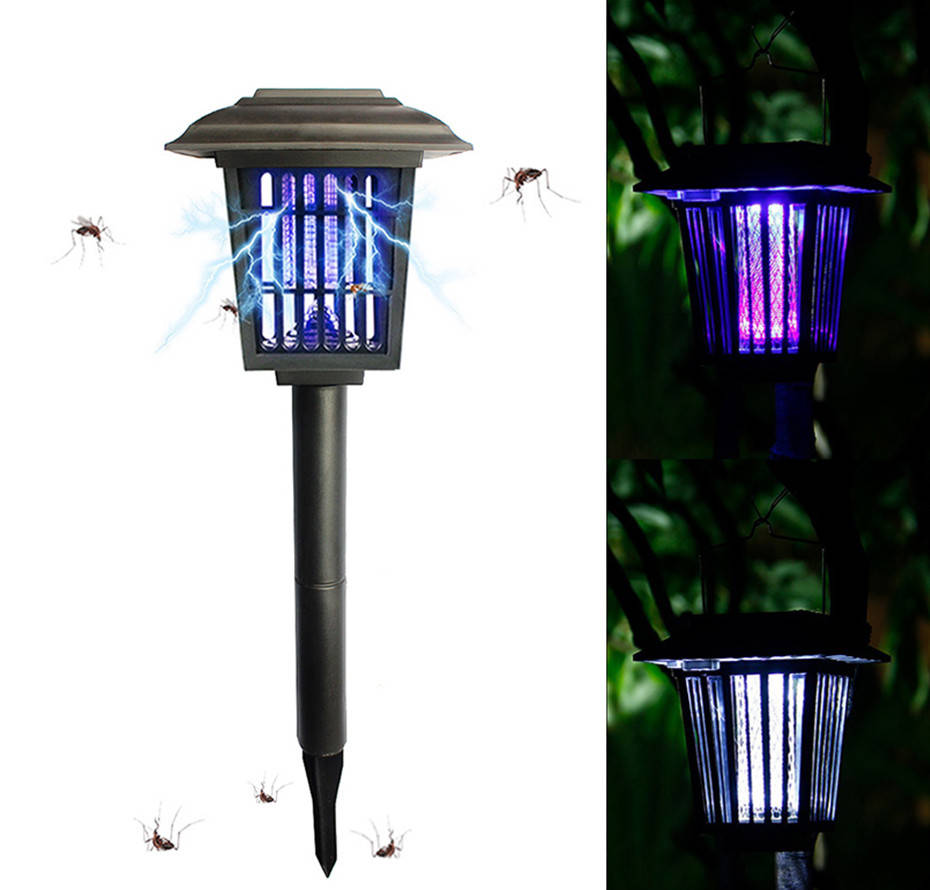 

Светильник для уничтожения насекомых, газонный на солнечной батарее с выключателем LM3409 Lemanso