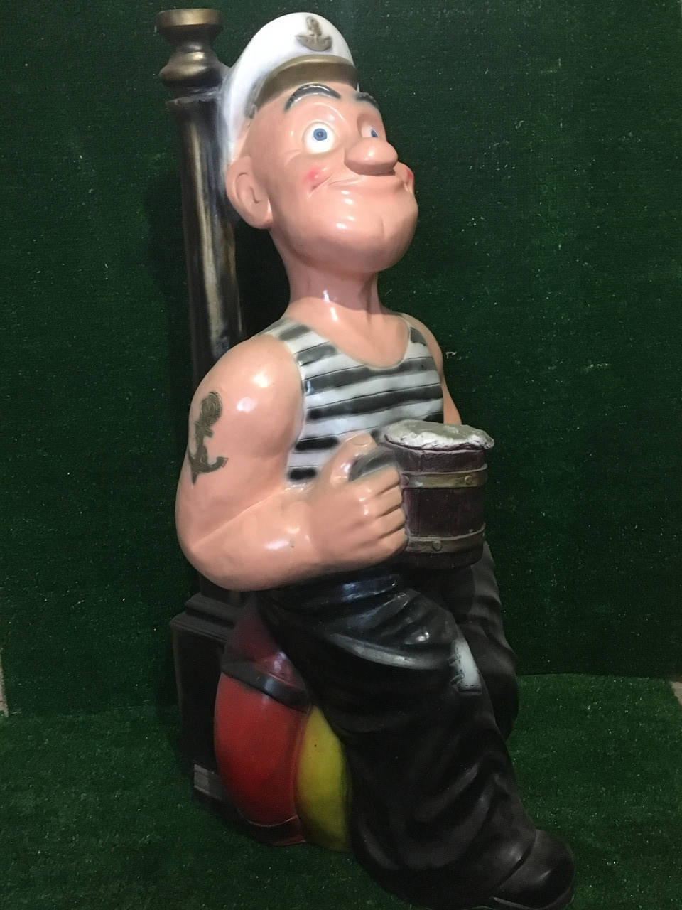 

Садова фігура моряк папай (висота 97 см)