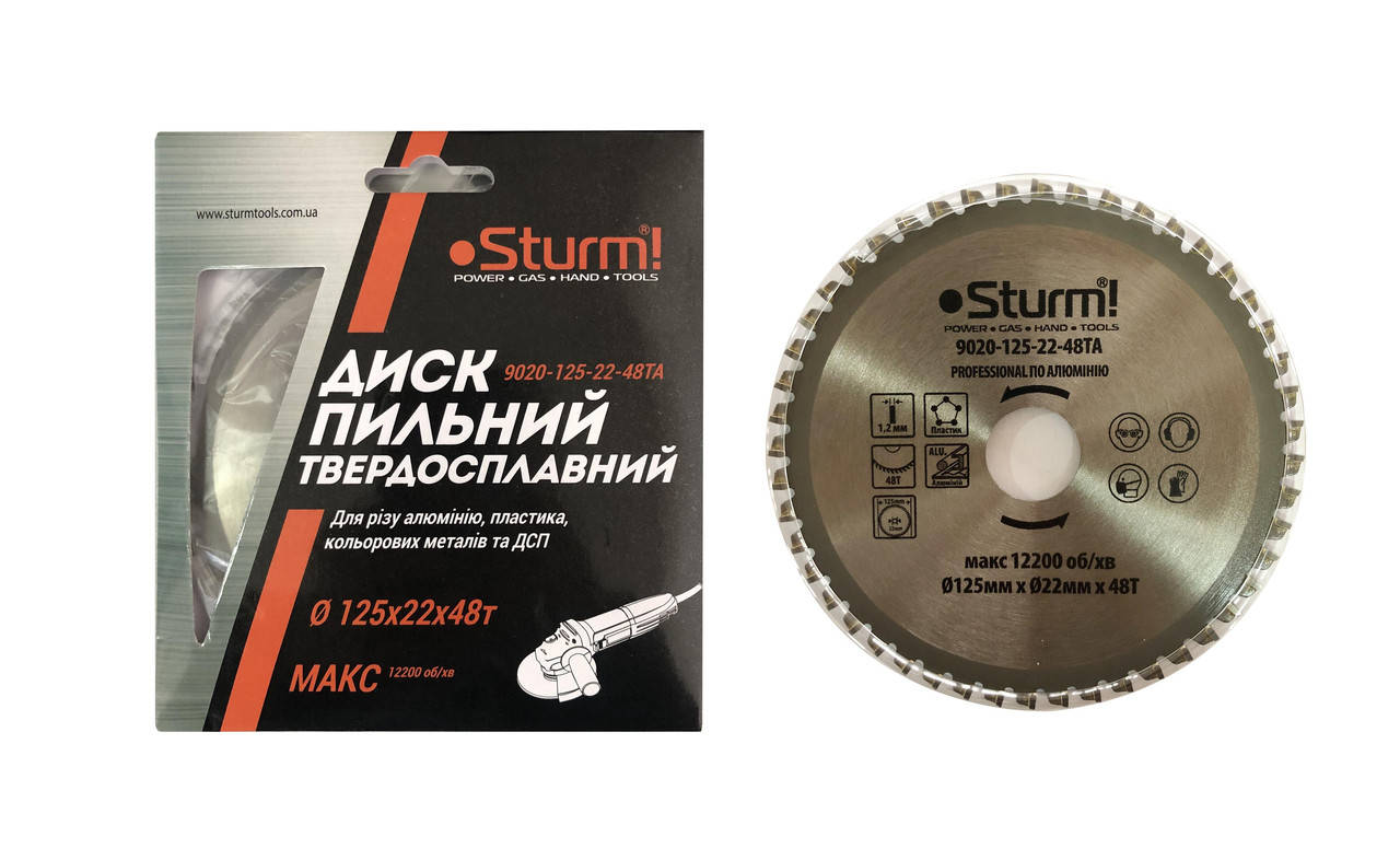 

Диск пильный 125х22 мм 48 зубов ламинат/алюминий/пластик Sturm 9020-125-22-48TA