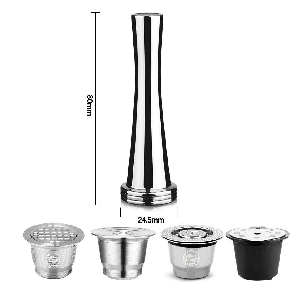 

Темпер из нержавеющей стали для многоразовой капсулы кофеварки Nespresso Неспрессо, ICafilas