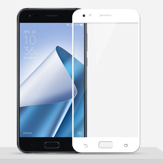 

Защитное стекло Full cover Asus Zenfone 4 - Белый