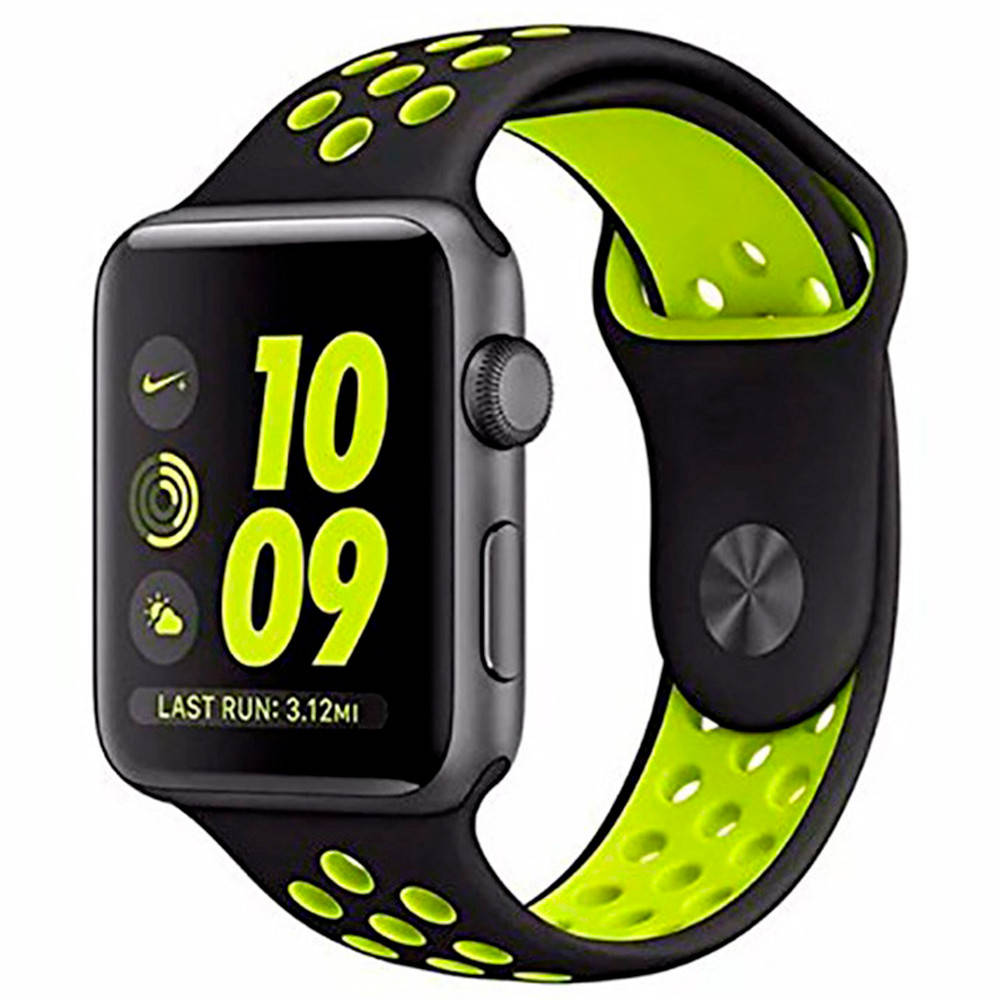 

Браслет Nike Apple Watch, ремешок силиконовый на 38/40/41 mm, №2, длина M-L